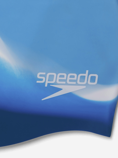 Шапочка для плавания Speedo Multi Colour (голубой/белый)